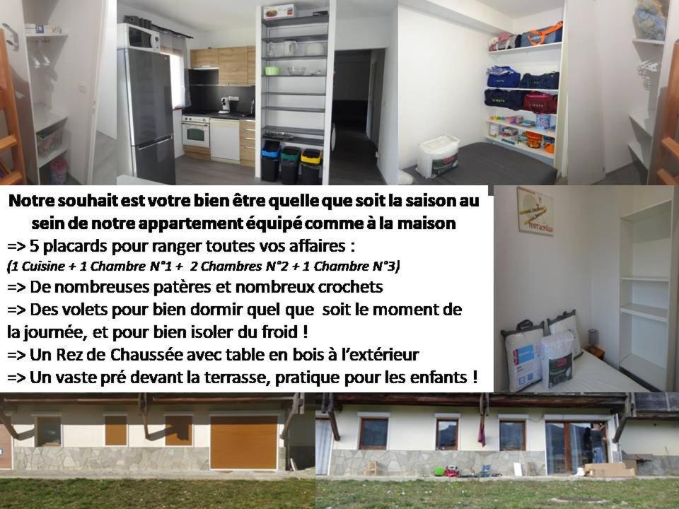 Appartement 8-10 Personnes Superdevoluy Hautes Alpes Rez De Chaussee Vue Panoramique 3 Chambres Saint-Étienne-en-Dévoluy Exterior foto