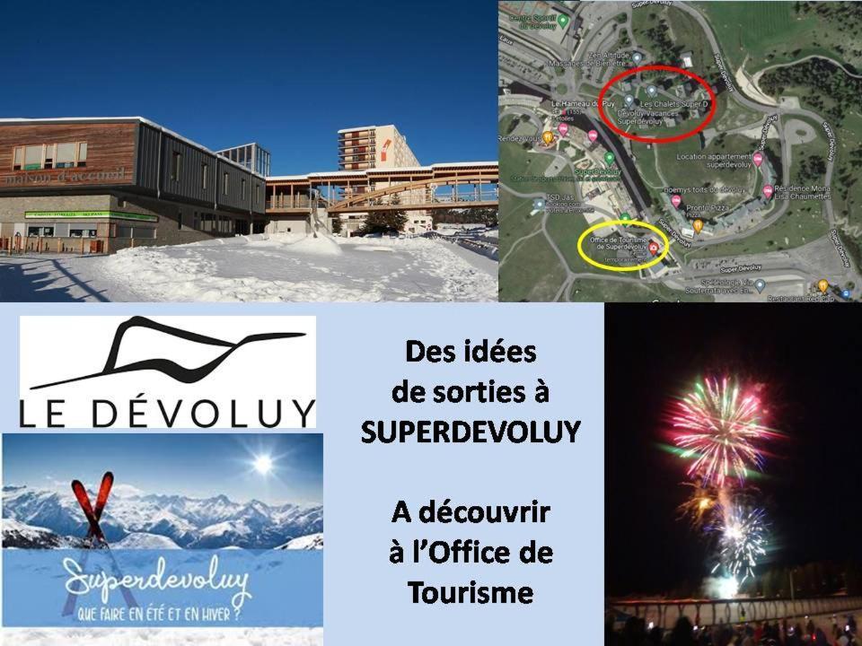 Appartement 8-10 Personnes Superdevoluy Hautes Alpes Rez De Chaussee Vue Panoramique 3 Chambres Saint-Étienne-en-Dévoluy Exterior foto